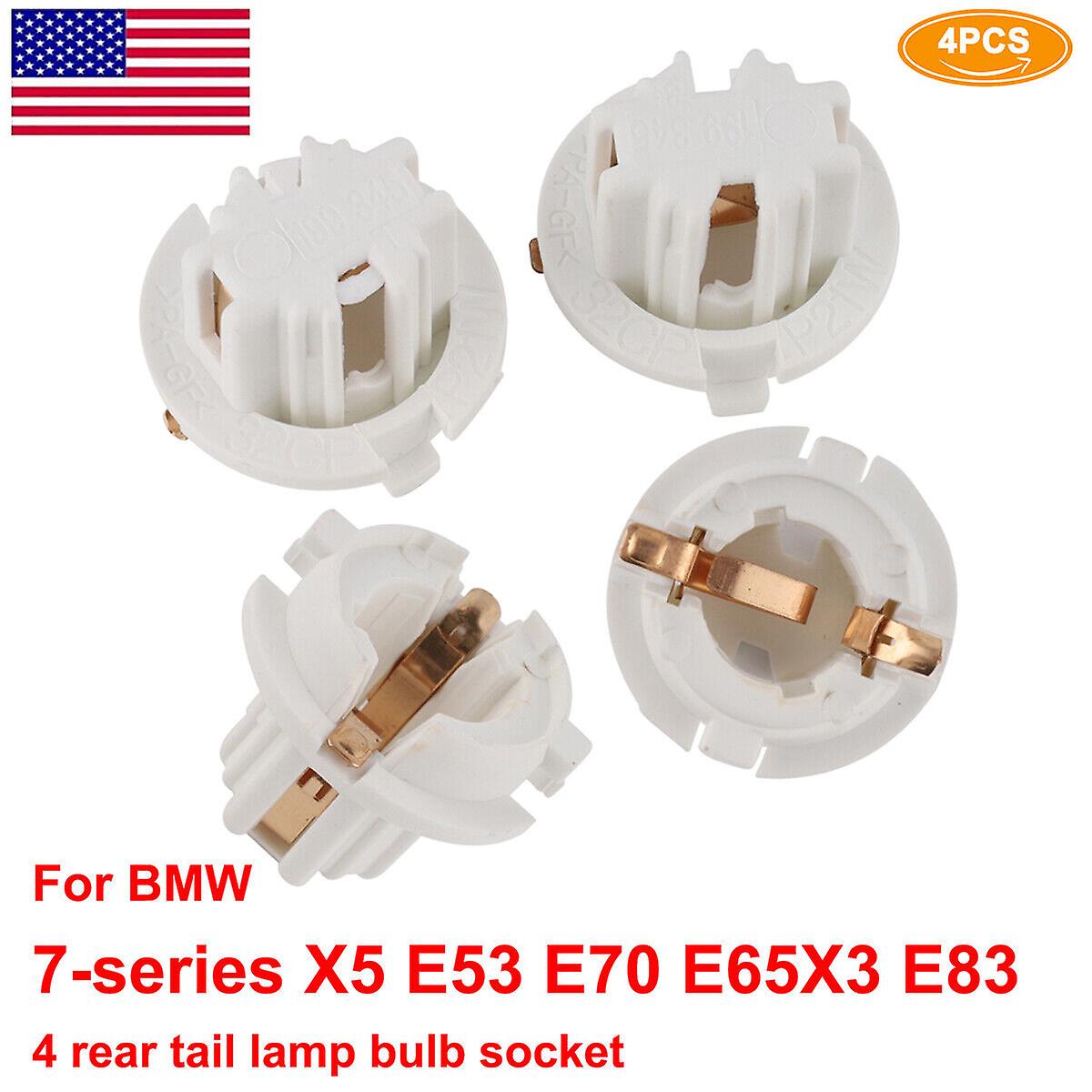 4x For Bmw 7 Series X5 E53 E70 E65 X3 E83 Tail Light Lamp Bulb Socket Holder Usa W12362131