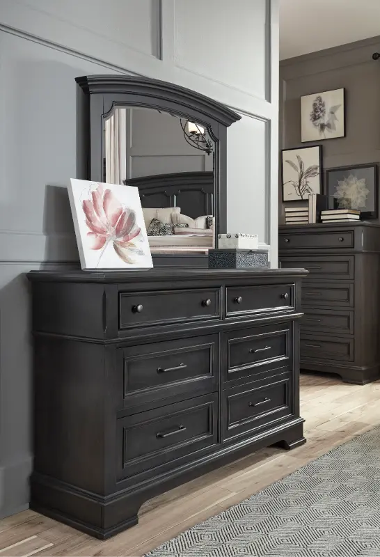 Townsend Dark Gray Dresser