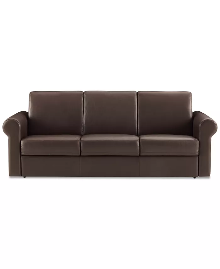 Furniture Elsher Leather Sleeper Sofa