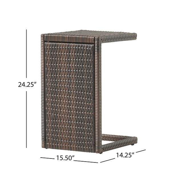 Bucharest Outdoor CShaped Side Table