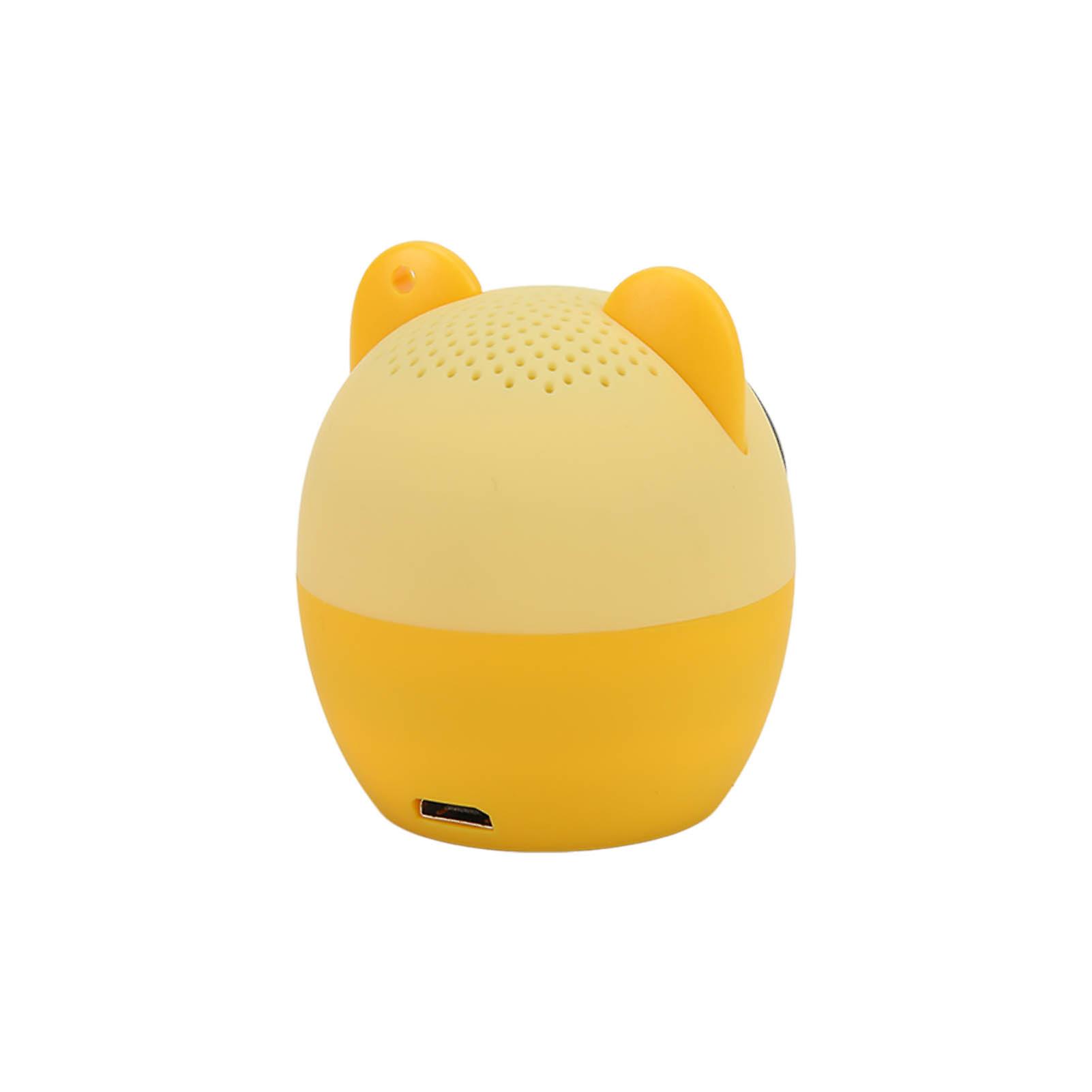 Pet Mini Bluetooth Speaker Cute Animal Wireless Loudspeaker With Selfie Function For Kidslittle Bear