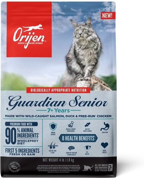 ORIJEN Guardian Senior 7+ Grain-Free Dry Cat Food