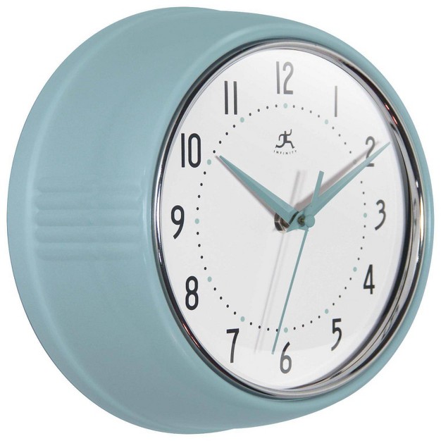 Retro Round Wall Clock Infinity Instruments