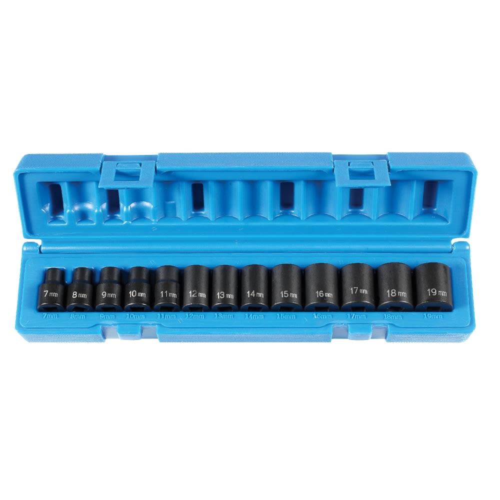 3/8 Drive 13 Piece Standard Metric Set ;