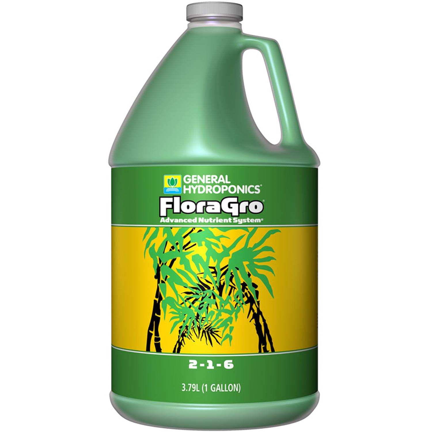 General Hydroponics FloraGro Nutrient System 1 gal