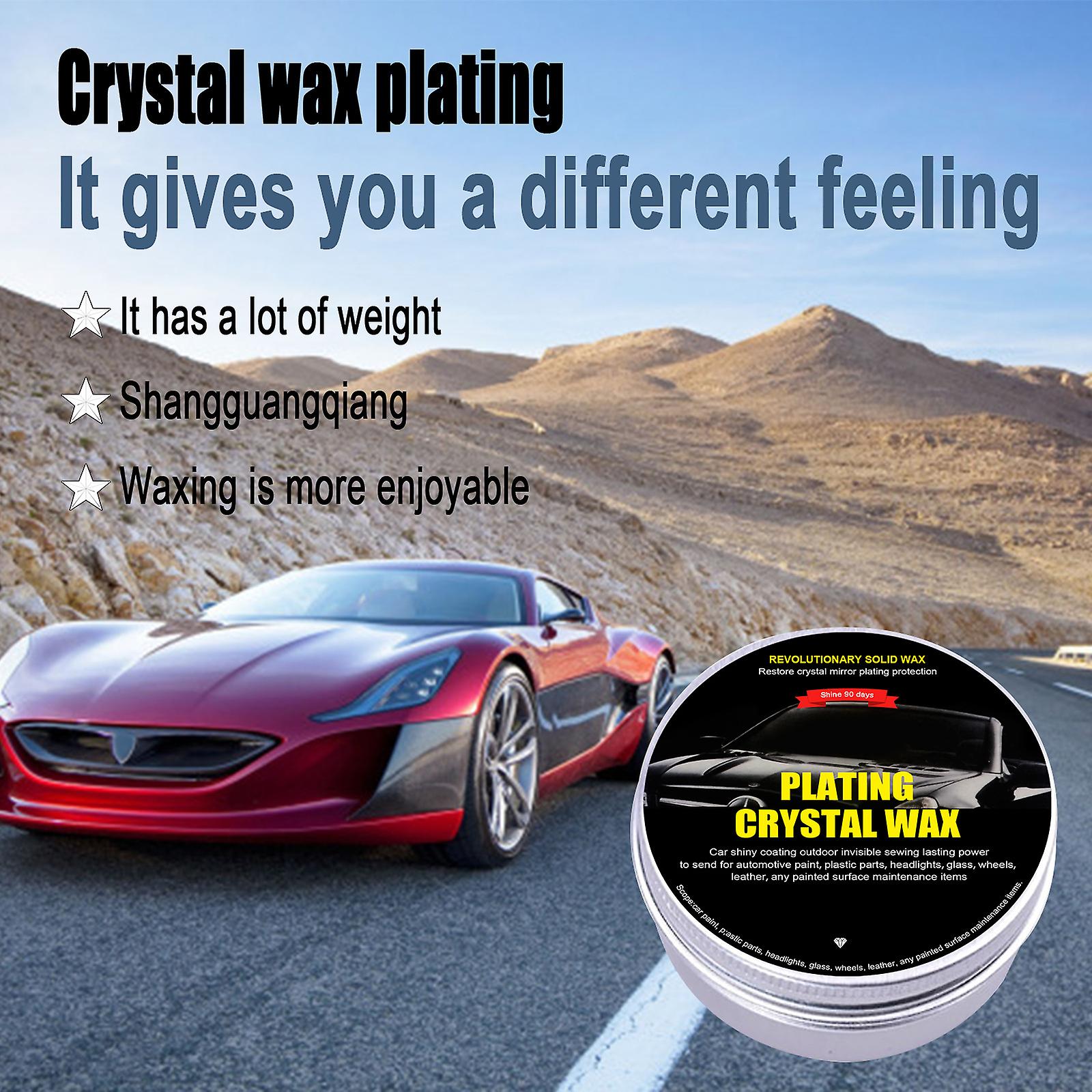 Foreign Trade Cross-border Automobile Electroplating Crystal Coating Wax Waterproof And Anti-fouling Maintenance Car Wax Car Paint Scratch Repair Wax