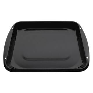 CERTIFIED APPLIANCE ACCESSORIES 2-Piece Porcelain Heavy-Duty Broiler Pan and Grill Set 50016