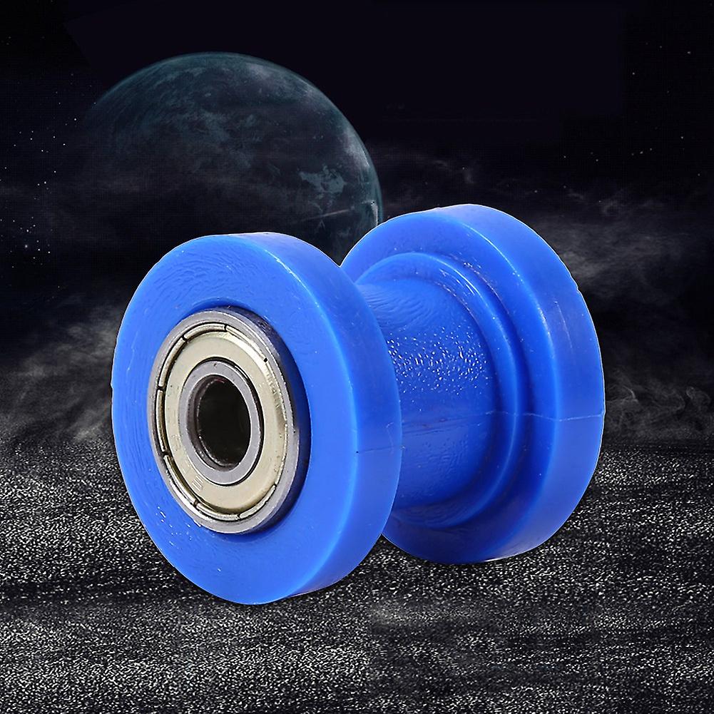 8mm Id Chain Roller Tensioner Guide Wheel Chinese Dirtbike Pit Bike Blue