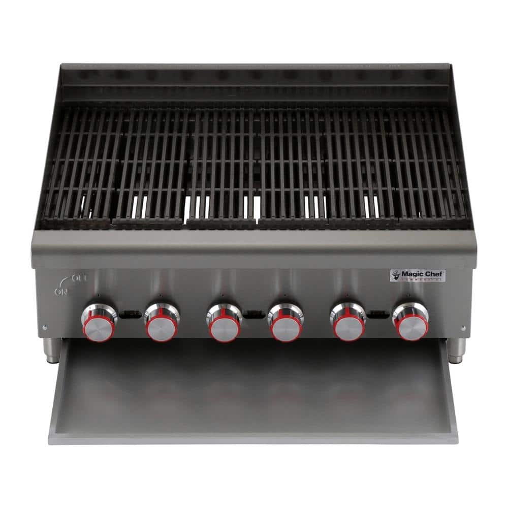 Magic Chef 36 in. Commercial Countertop Radiant Char Broiler MCCCB36A