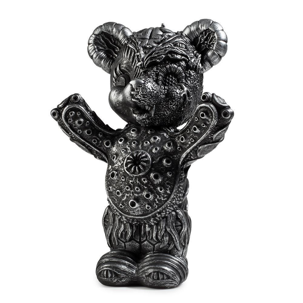 Free Hugs Bear Art Figure by Frank Kozik - Kidrobot.com Exclusive Silver Edition