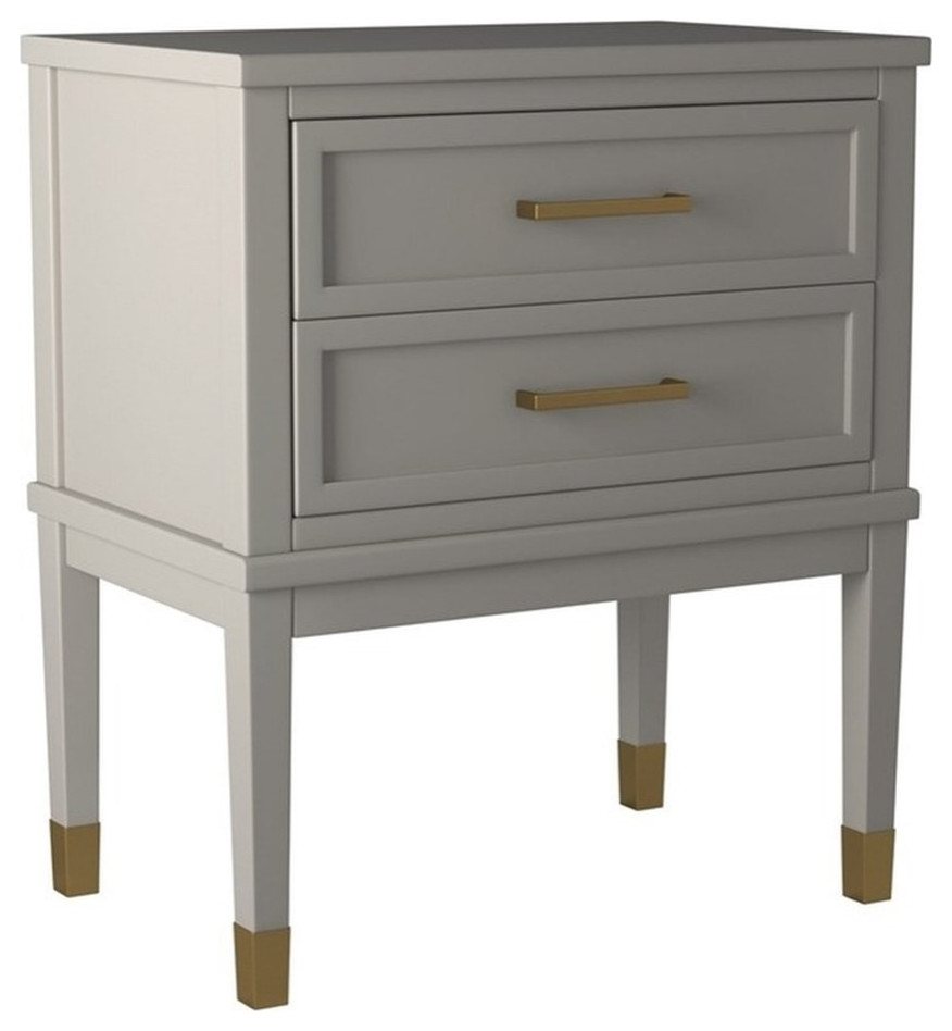 Picket House Furnishings Brody Side Table in Grey Wood   Contemporary   Side Tables And End Tables   by Homesquare  Houzz