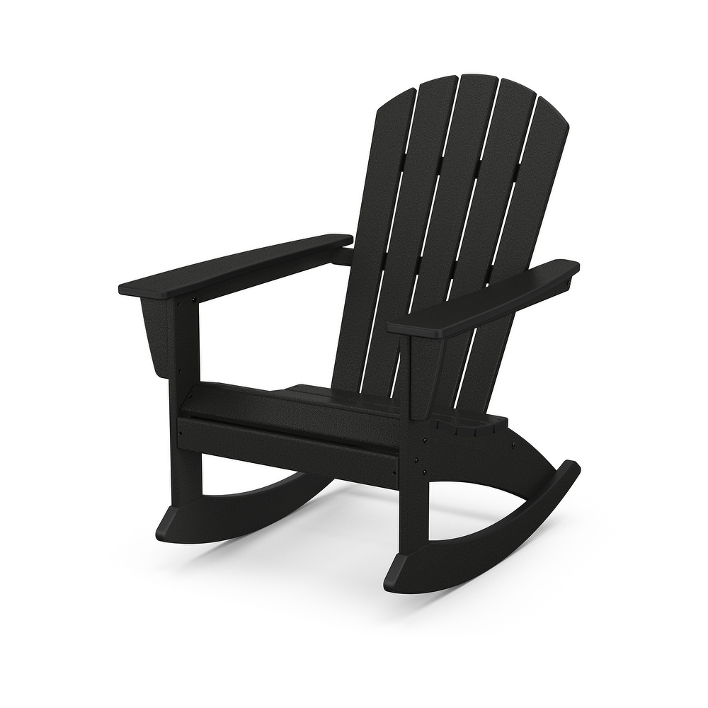 POLYWOOD Nautical Adirondack Rocking Chair