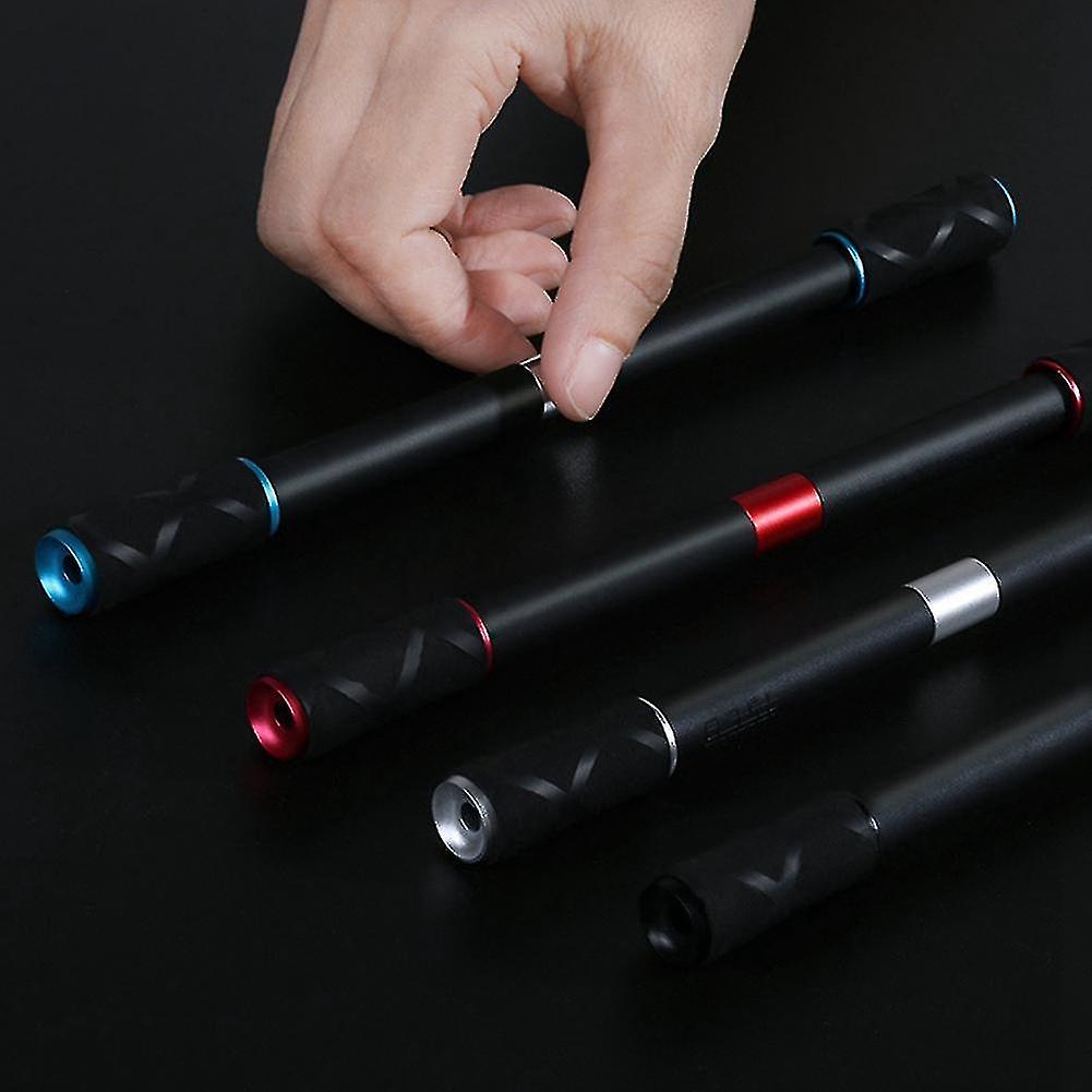 Spinning Pen Fidget Spinner Rotating Adults Anti-slip Hand Black+red