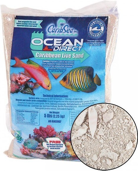 CaribSea Ocean Direct Caribbean Live Aquarium Sand