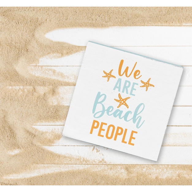 C amp f Home We Are Beach People Shelf Block