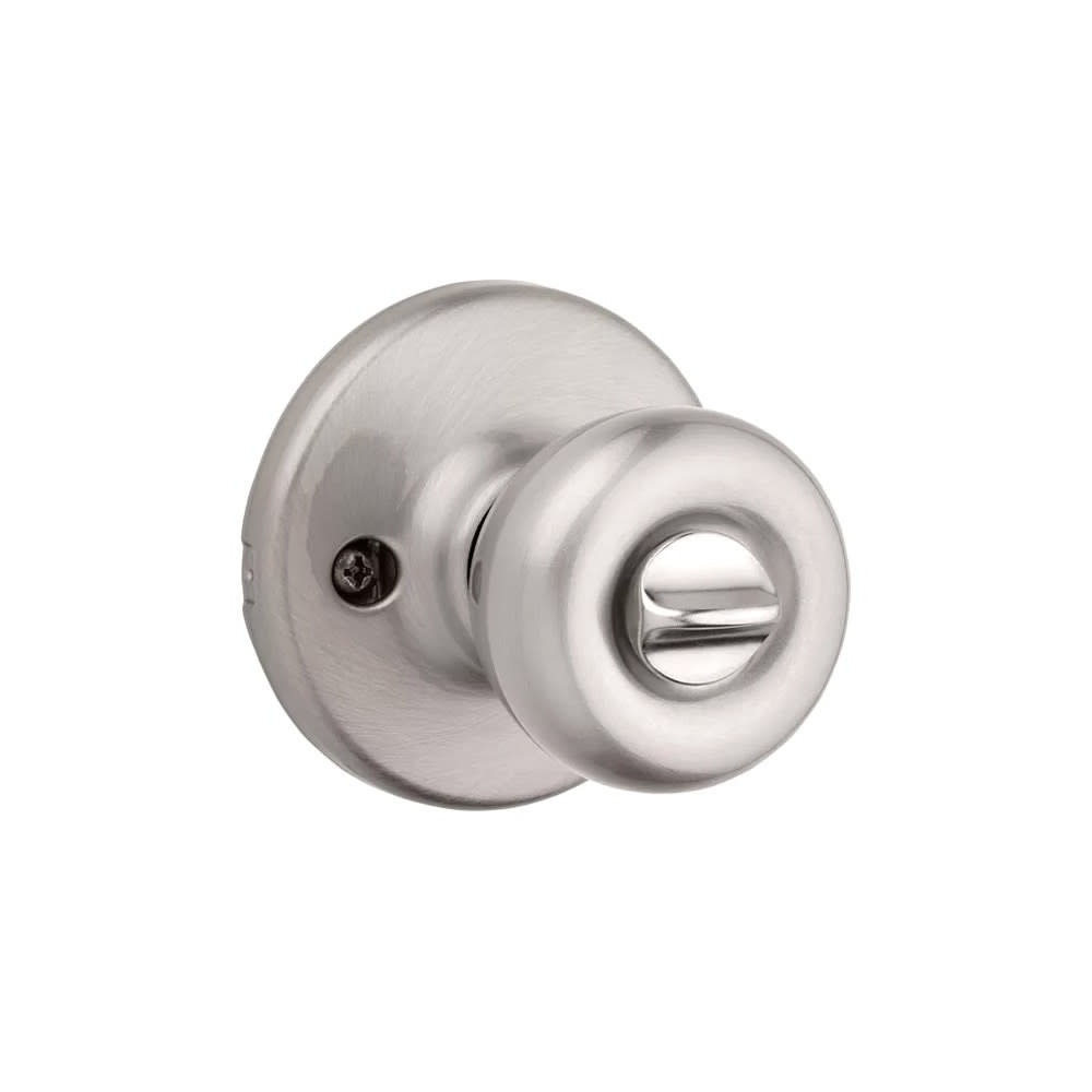 Satin Nickel Security Keyed Entry Exterior Tylo Lockset Knob ;