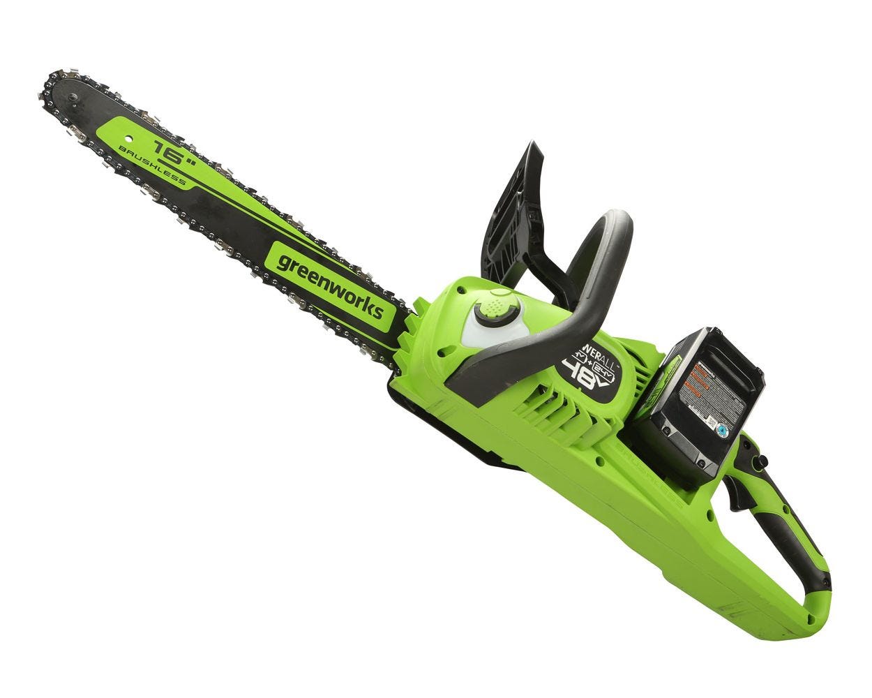 48V (2 X 24V) 16-Inch Cordless Chainsaw | Greenworks Tools