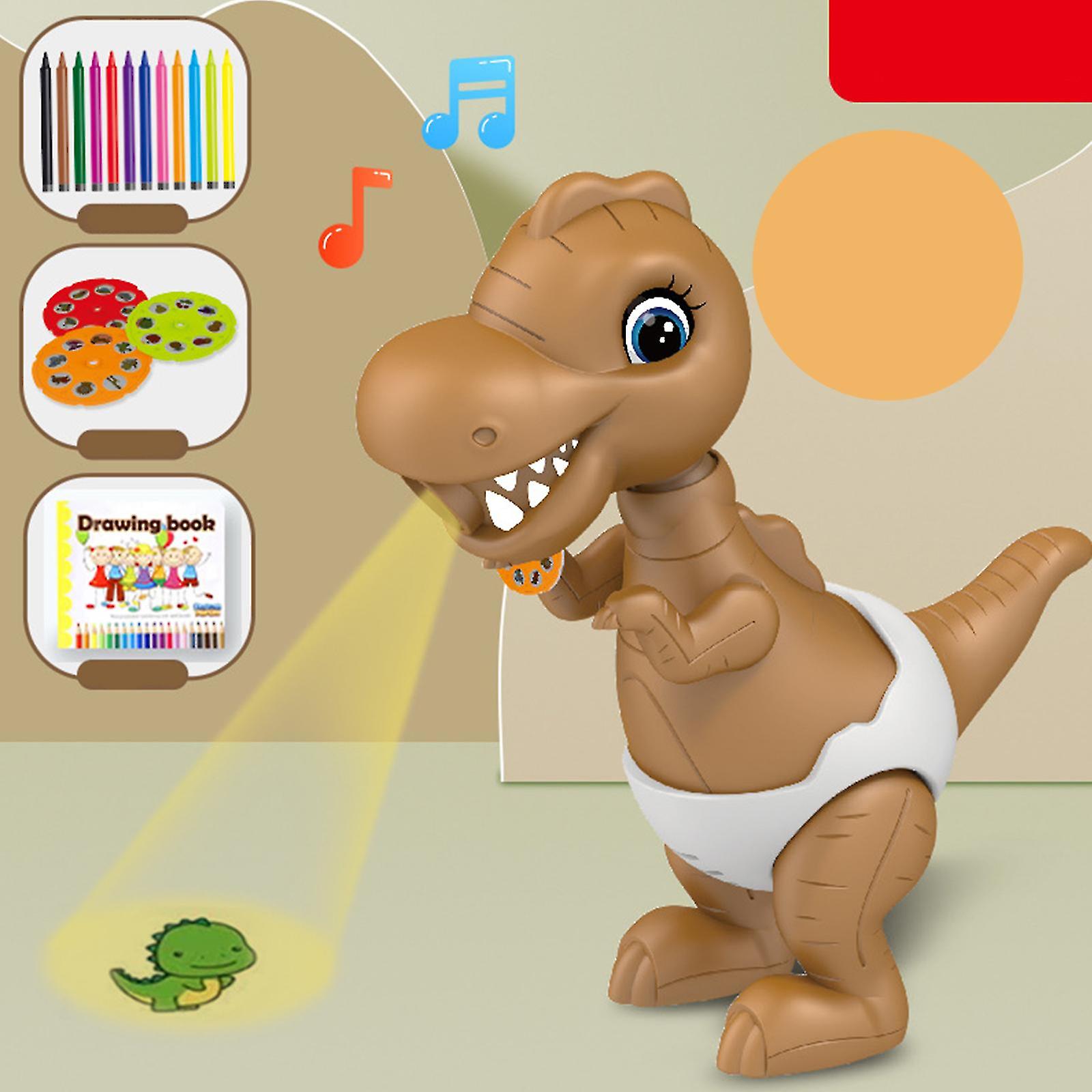 Plastic Dinosaur For Doll For Preschool Kids Early Educational Art Study Toy