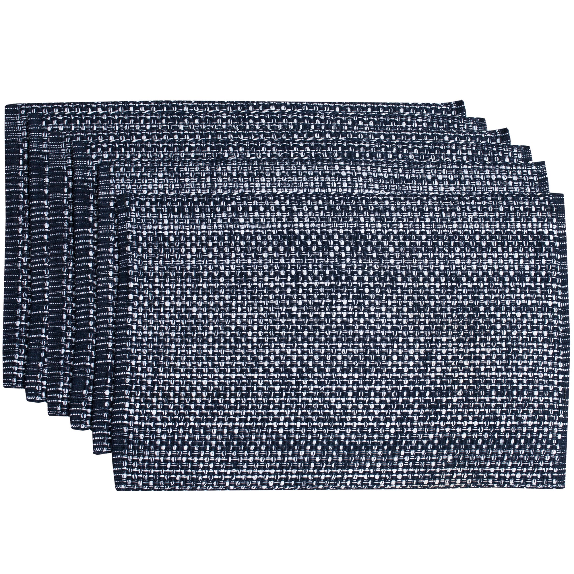 100-percent Cotton Two-tone Placemats (Set of 2， 4 or 6)