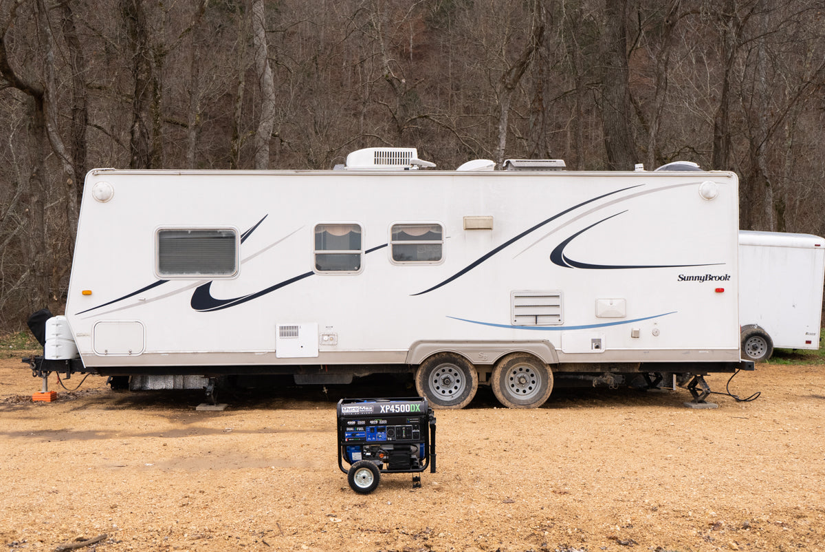 4,500 Watt Dual Fuel Portable Generator w/ CO Alert