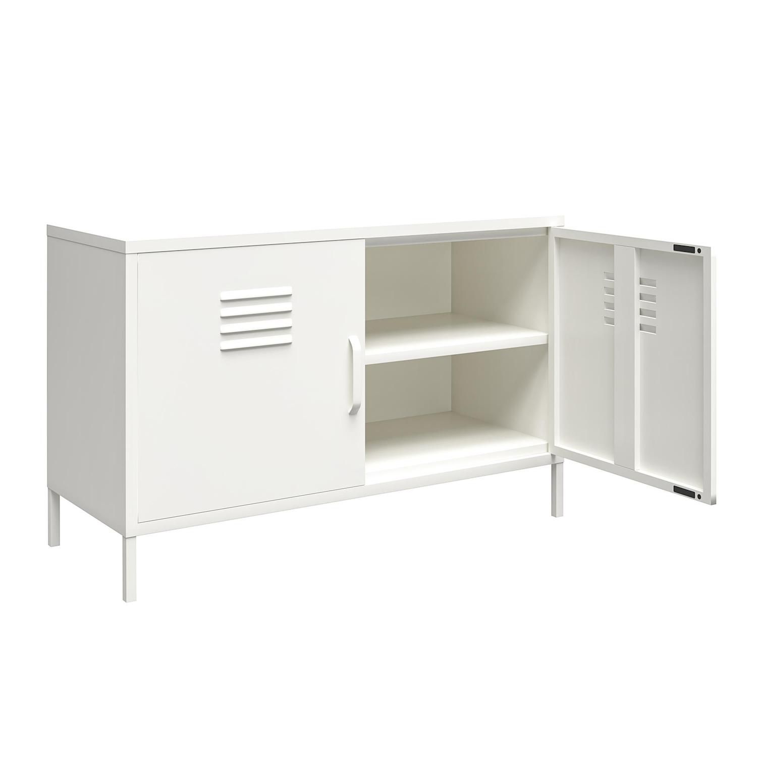 SystemBuild Bonanza 2-Door Long Locker Accent Cabinet Floor Decor