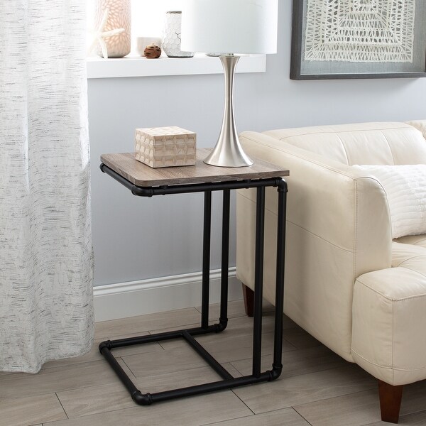 Organize It All Pipe Line End Table - 16.00 x 20.00 x 27.50