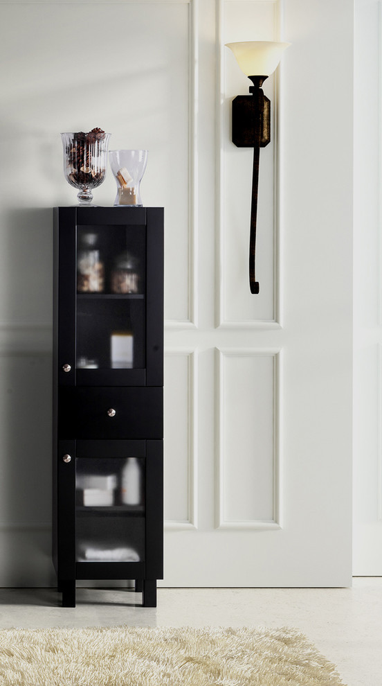 Everest   Espresso Side Cabinet   Transitional   Accent Chests And Cabinets   by Fratantoni Lifestyles  Houzz