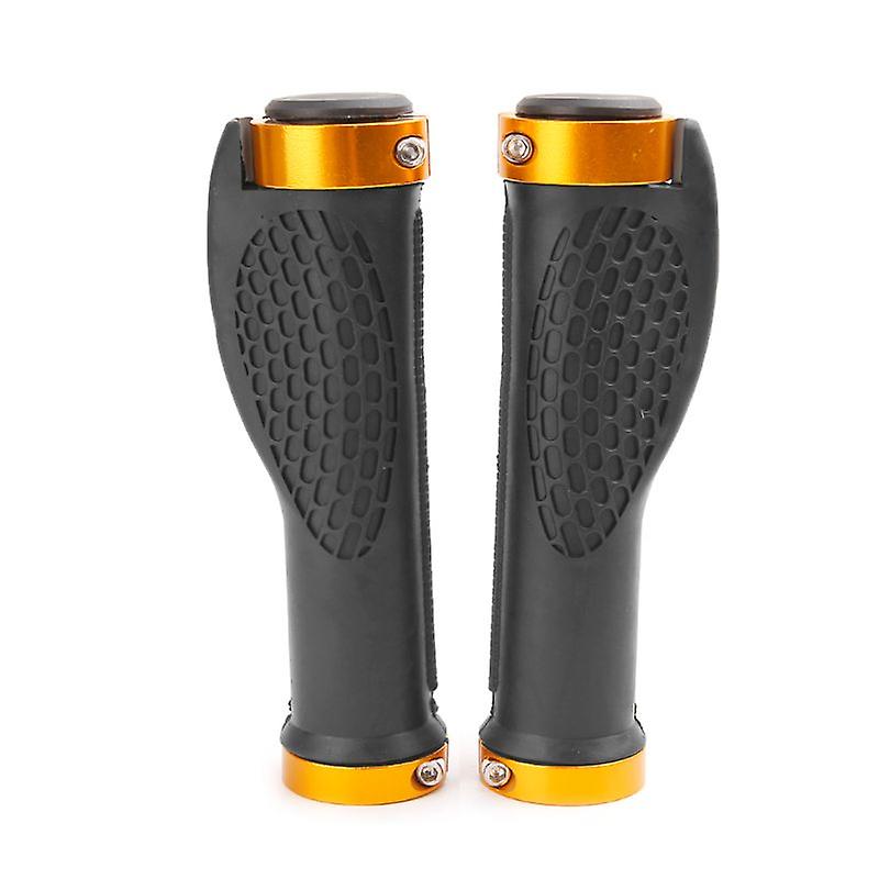 Mountain Road Bicycle Handlebar Grips Ergonomic Rubber Bike Anti-skid Rubber Lock Handlebar Bike Handle Grips Cycling Riding Bic