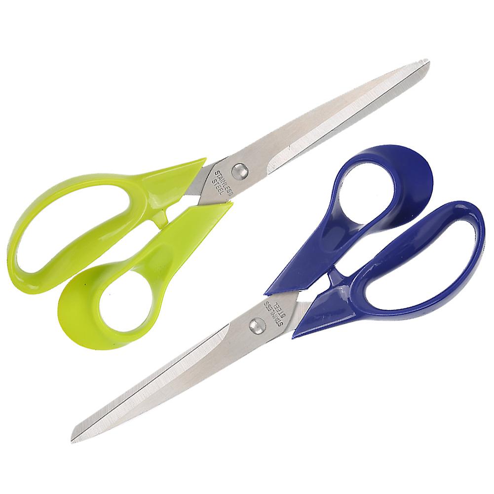 2pcs Multipurpose Scissors Sturdy Sewing Tailor Shears For Home Office Kitchen