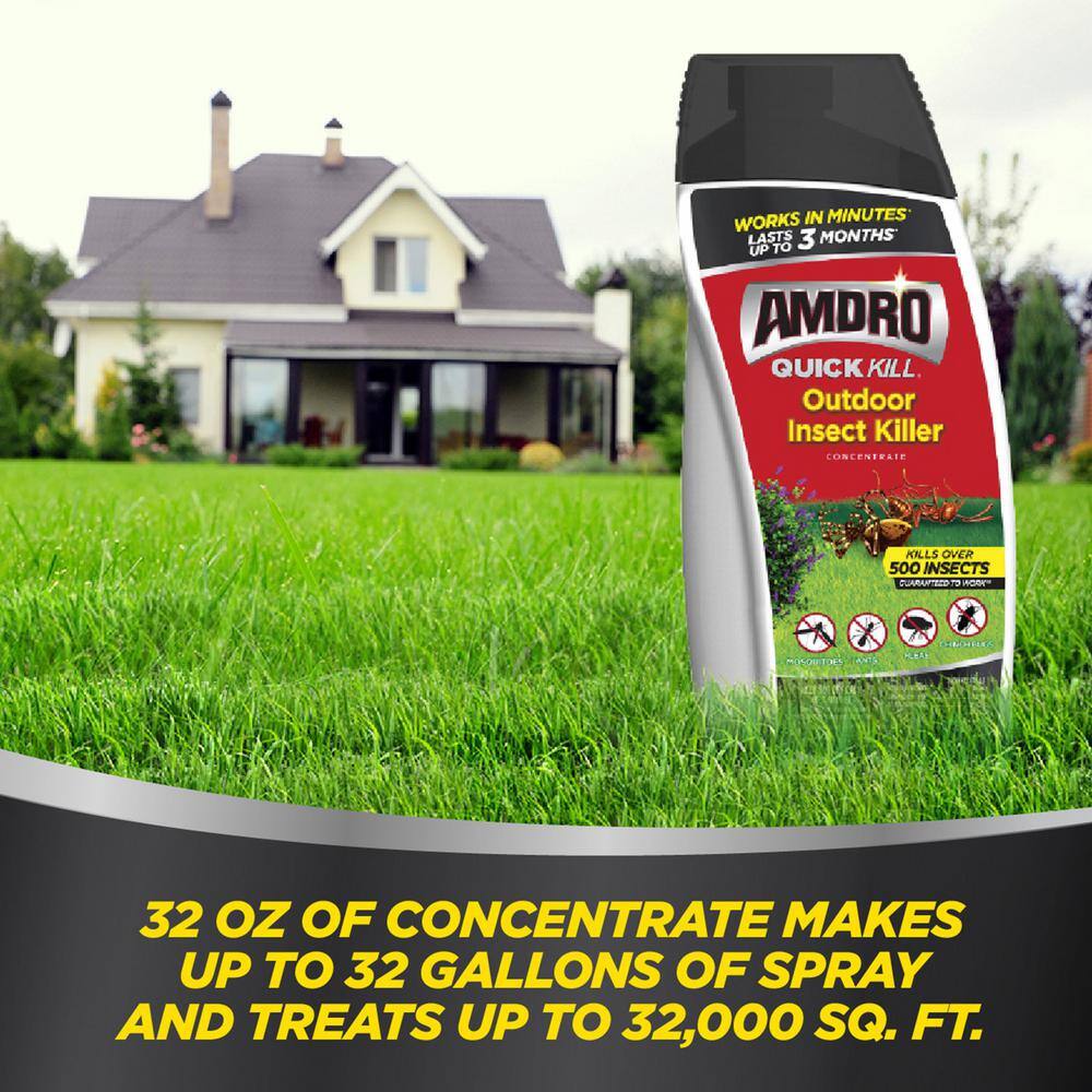 AMDRO Quick Kill 32 oz. Outdoor Insect Killer Concentrate 100522992