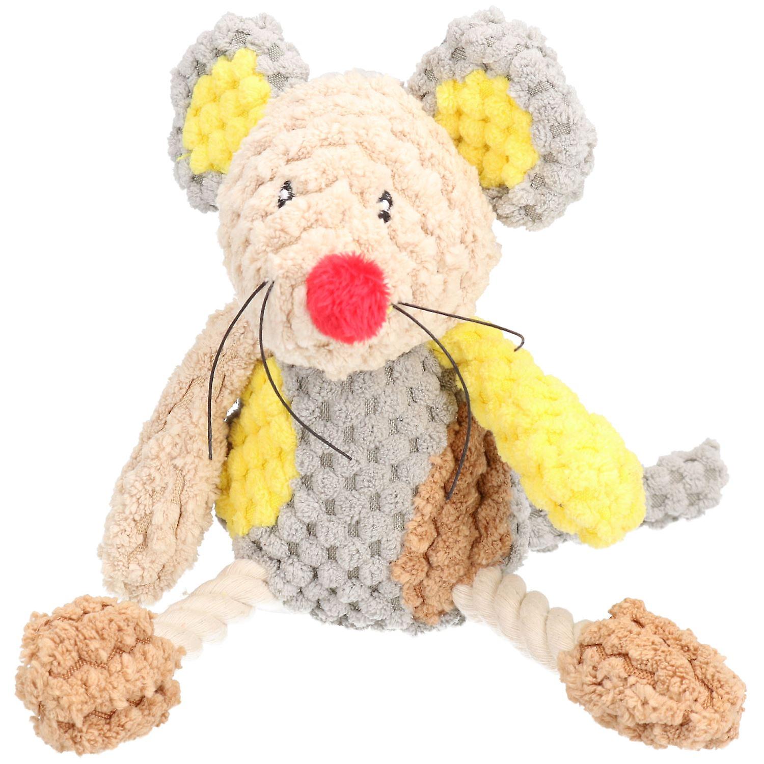 Molly Mouse Mr Twister Teddy Dog Toy With Squeak 23cm/9