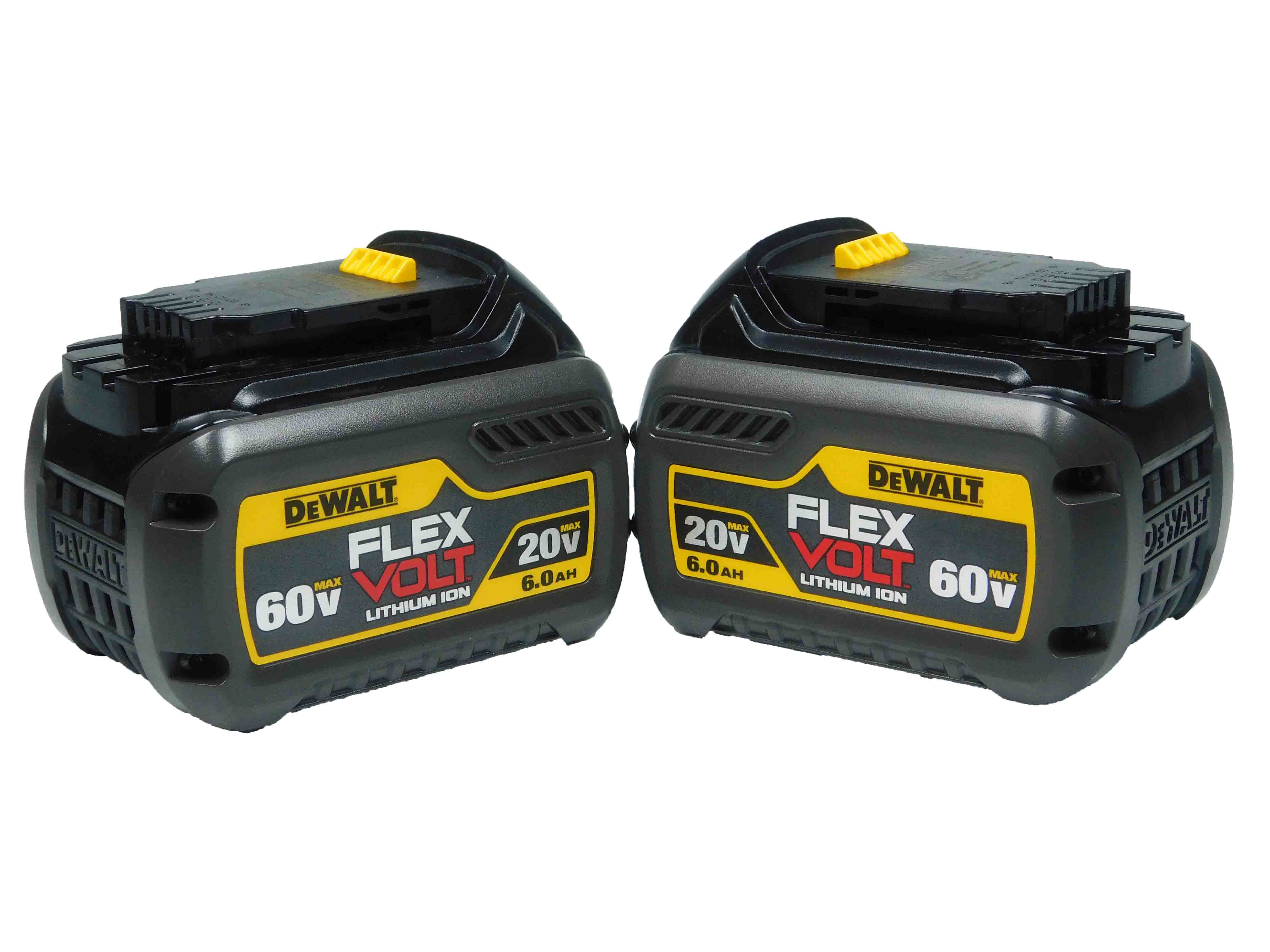 Flexvolt Dewalt DCB606 20/60V 6.0 Ah Battery ?andnbsp;(2 Pack)