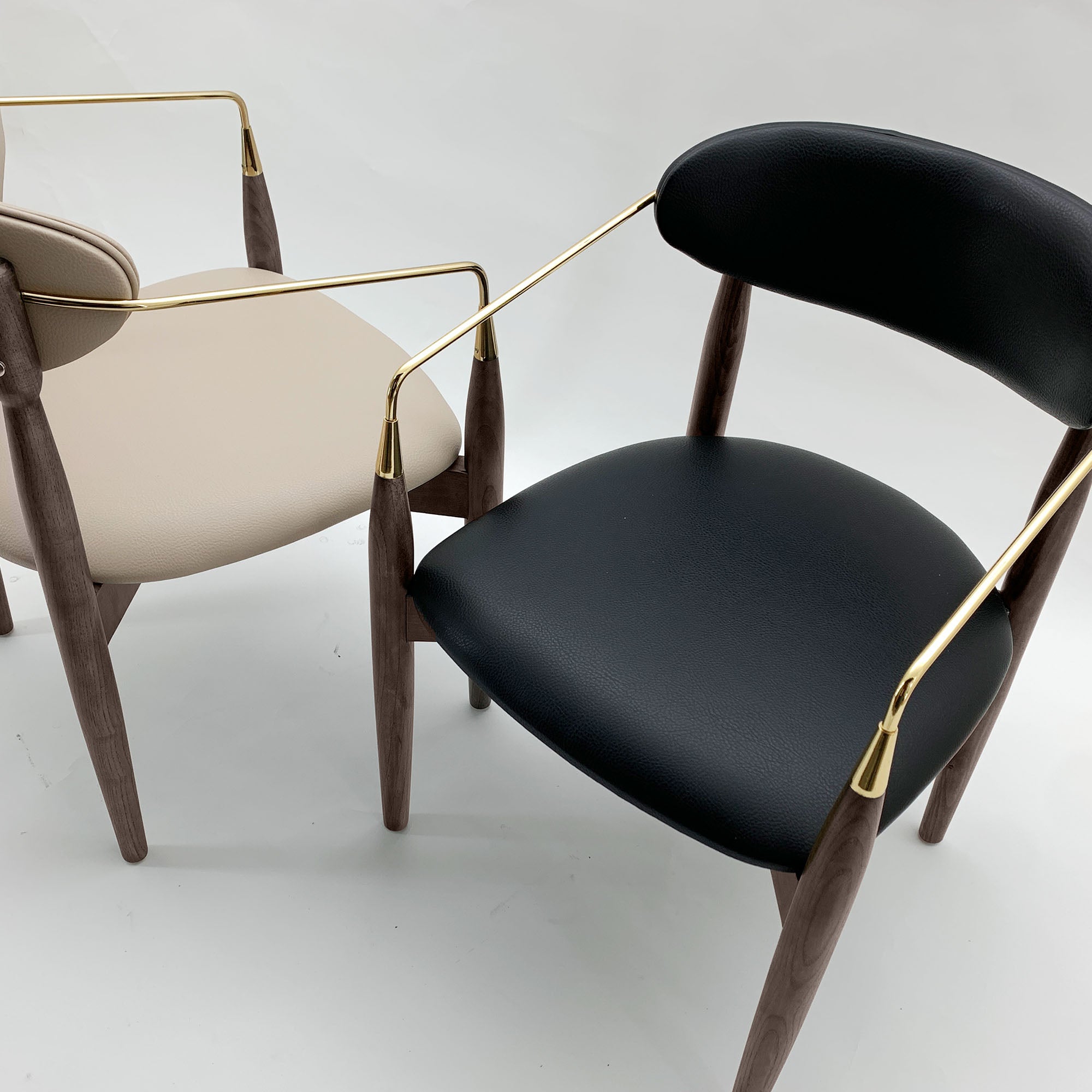 Monet Leather Chair Mon001-Beige