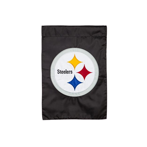 Evergreen Pittsburgh Steelers Garden Applique Flag 12 5 X 18 Inches Outdoor Sports Decor For Homes And Gardens