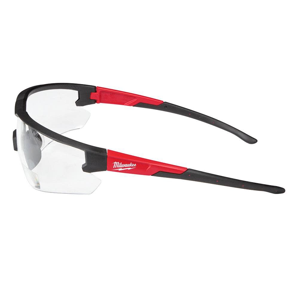 MW Safety Glasses - +1.00 Magnified Clear Anti-Scratch Lenses 48-73-2200 from MW