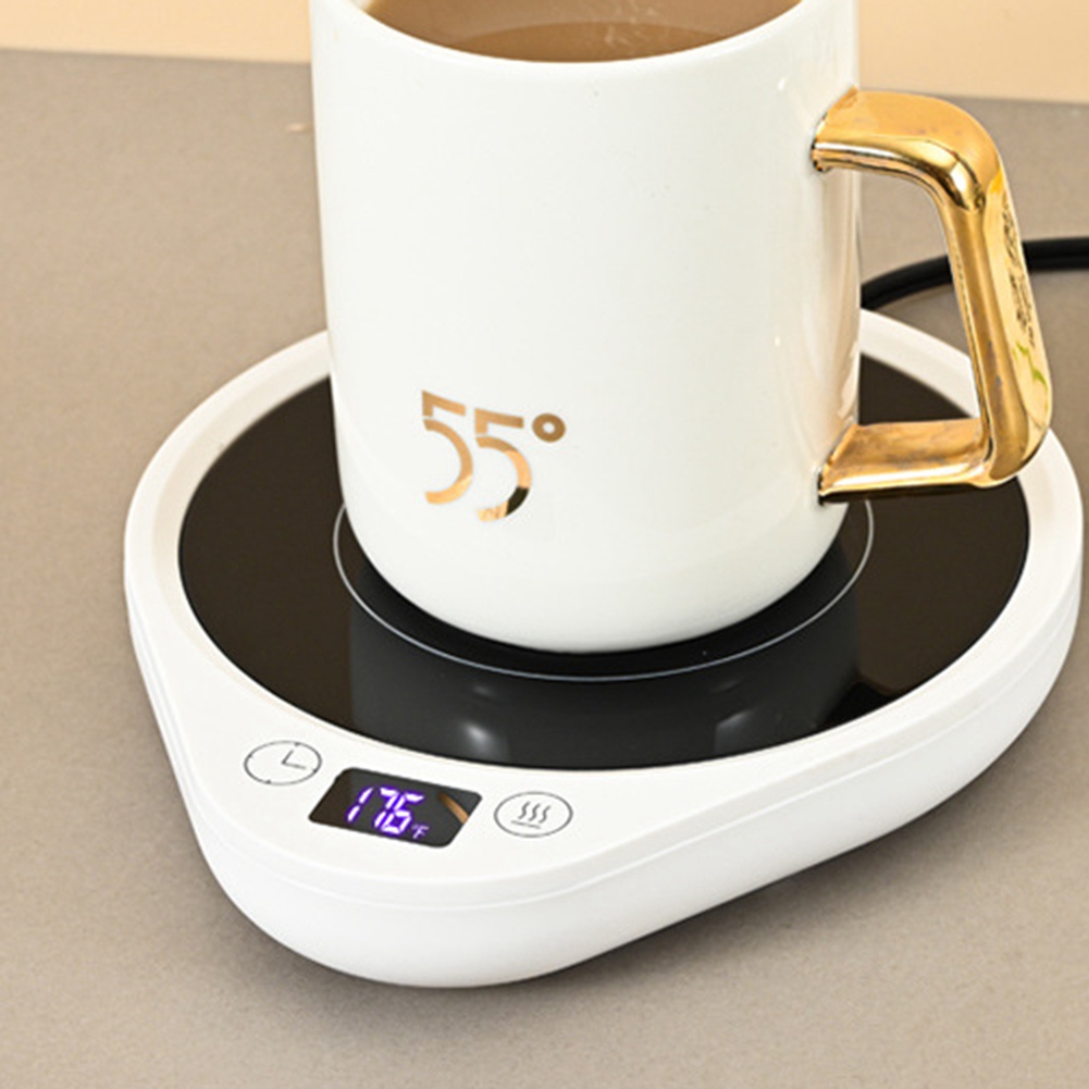 Mug Warmer， Upgrade Coffee Warmer and Cup Warmer for Desk with 3 Temperature Settings， More Hot Coffee Mug Warmer US Plug