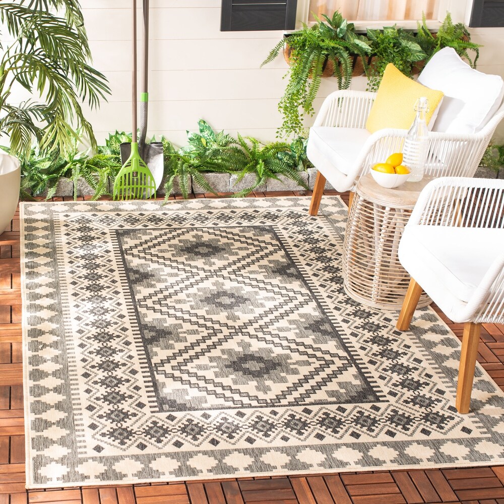 SAFAVIEH Veranda Eyvor Indoor/ Outdoor Waterproof Patio Backyard Rug