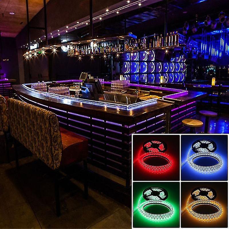 Led Strip Light Kit 16.4ft/5m Flexible Color Changing Rf Remote Led Lights Strips 5050 Rgb - Perfect