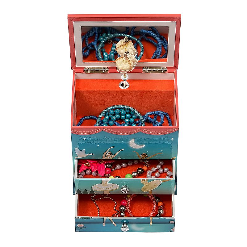 Mele and Co. Malorie Original Twirling Ballerina Girls Musical Jewelry Box