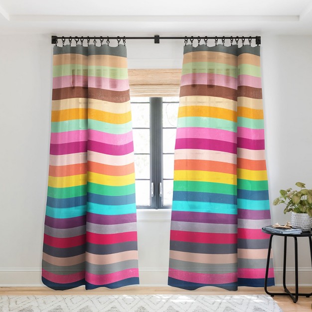 Garima Dhawan Explore Single Panel Sheer Window Curtain Deny Designs