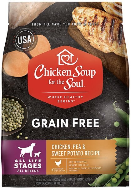 Chicken Soup for the Soul Grain-Free Chicken， Pea and Sweet Potato Recipe Dry Dog Food