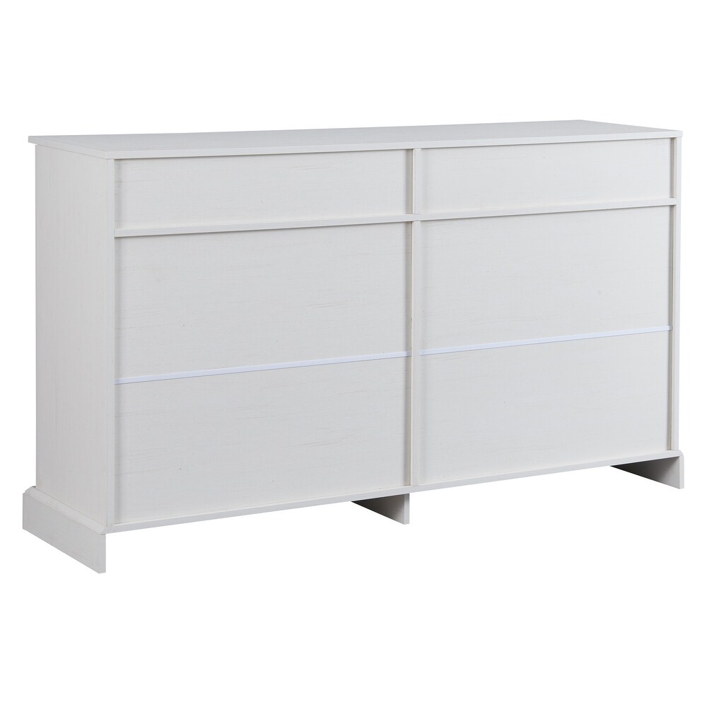 Sideboard Storage Cabinet with 2 Drawers and 4 Doors Adjustable Shelves