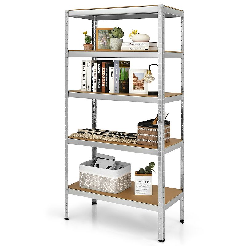 Heavy Duty Steel Adjustable 5 Level Storage Shelves