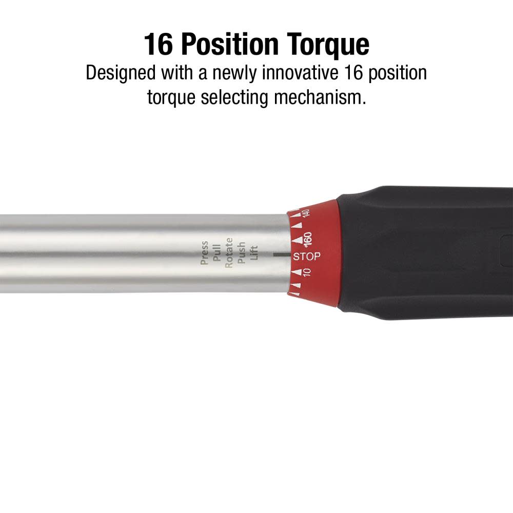 Sunex Indexing Torque Wrench 1/2 Drive ;