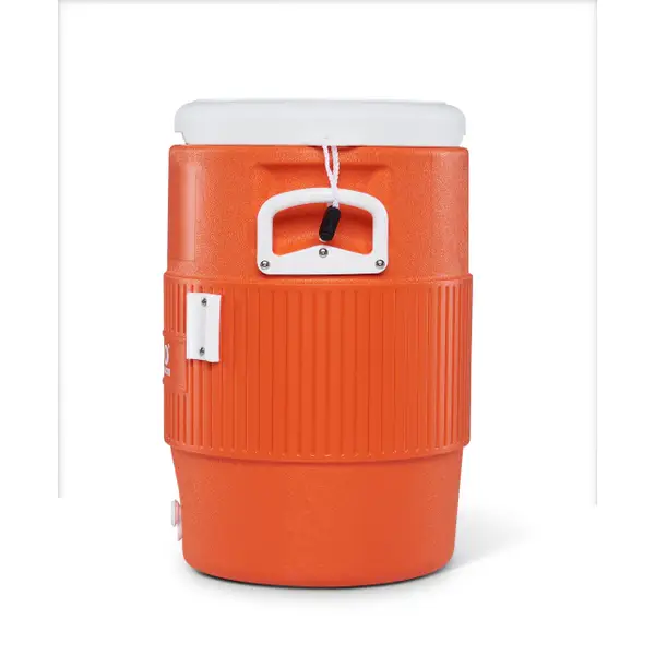 Igloo 5 Gallon Orange Seat Top Beverage Cooler