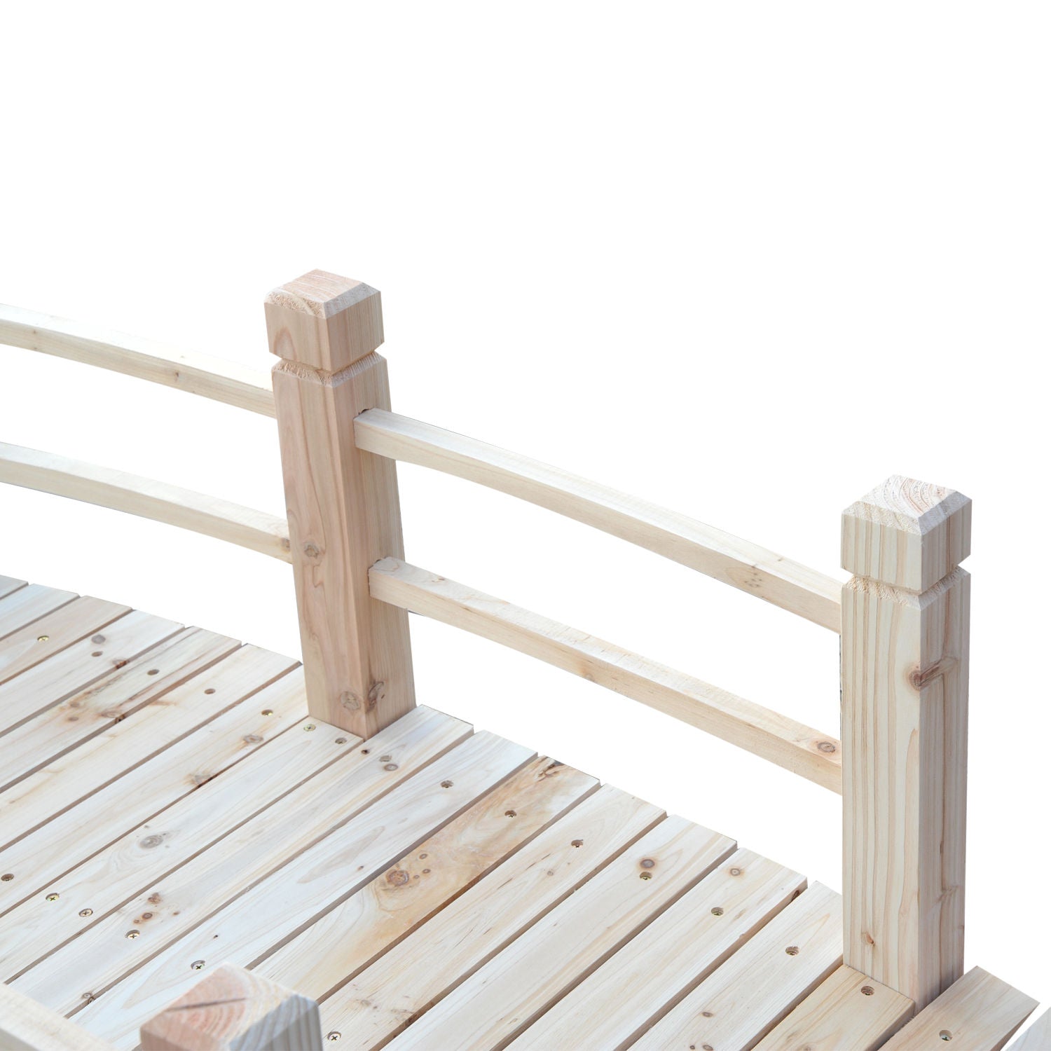 5' Wooden Garden - Decorative Zen Wood Garden Bridges Kit