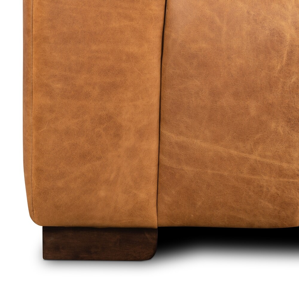 Poly and Bark Canale Sofa   Genuine Italian Leather