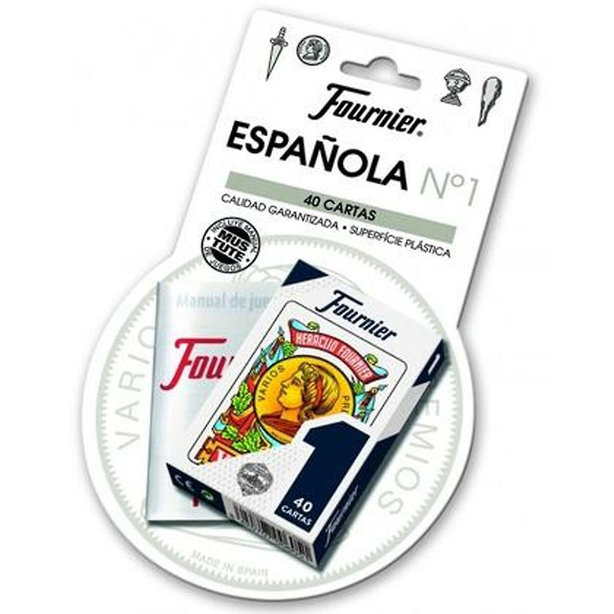 Pack of Spanish Playing Cards (40 Cards) Fournier 12 Units (61，5 x 95 mm)