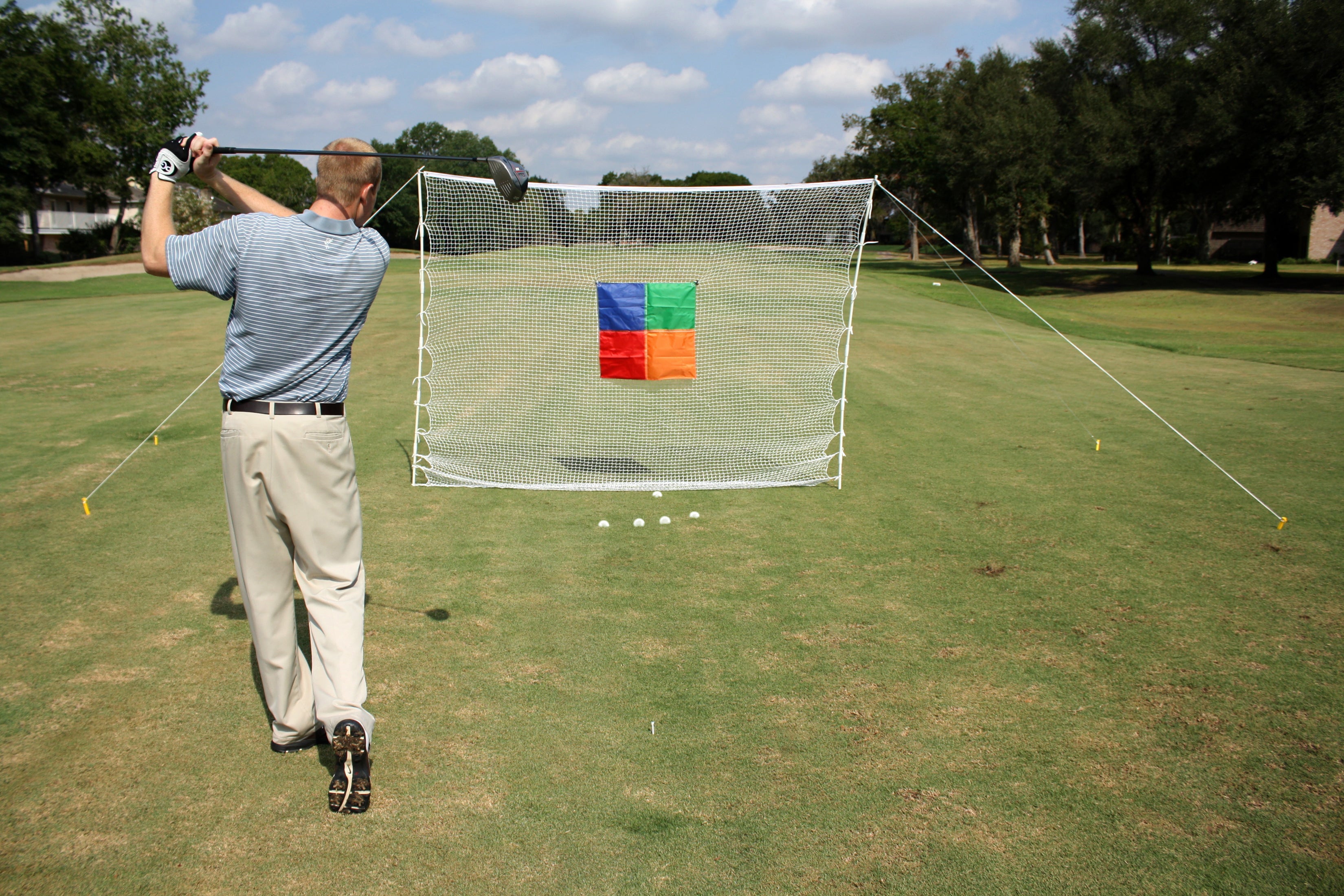 Athletic Works Golfers Practice Net with Target Flag