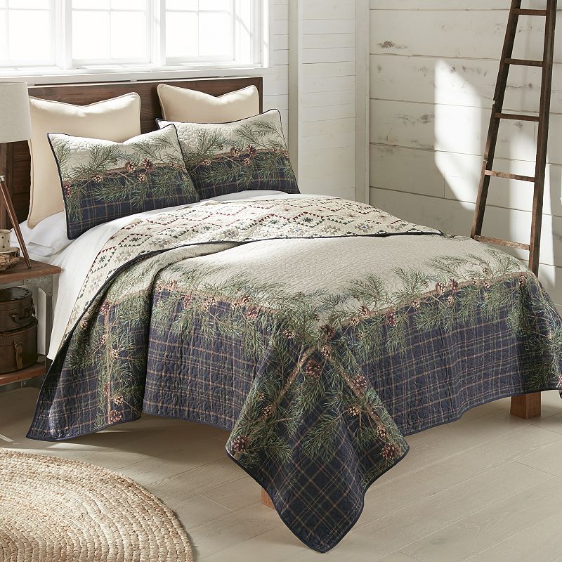 Donna Sharp Pine Boughs Quilt Set with Shams